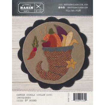 Welcome Home Center Circle Mat - November Pattern, Image