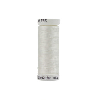 Sulky 50wt Cotton Thread #1002 Soft White - 160yd, Image