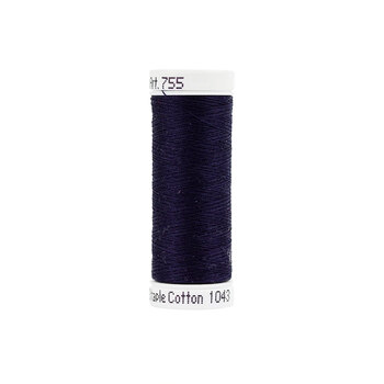 Sulky 50wt Cotton Thread #1043 Dark Navy - 160yd, Image