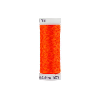 Sulky 50wt Cotton Thread #1078 Tangerine - 160yd, Image