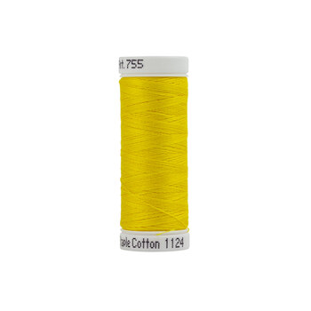 Sulky 50wt Cotton Thread #1124 Sun Yellow - 160yd, Image