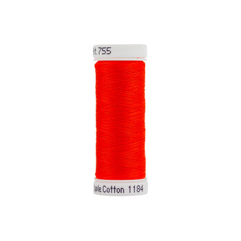 Sulky 50wt Cotton Thread #1184 Orange Red - 160yd, Image