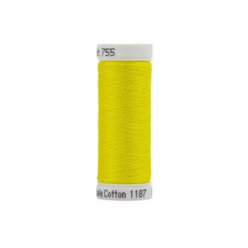 Sulky 50wt Cotton Thread #1187 Mimosa Yellow - 160yd, Image