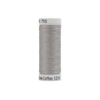 Sulky 50wt Cotton Thread #1218 Silver Gray - 160yd, Image