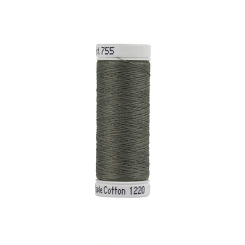 Sulky 50wt Cotton Thread #1220 Charcoal Gray - 160yd, Image