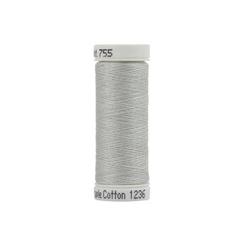 Sulky 50wt Cotton Thread #1236 Light Silver - 160yd, Image