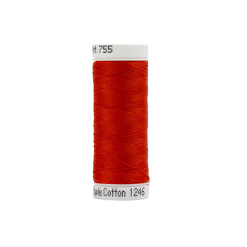 Sulky 50wt Cotton Thread #1246 Orange Flame - 160yd, Image