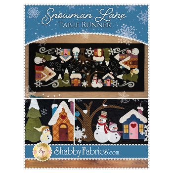 Snowman Lane Table Runner Pattern, Image