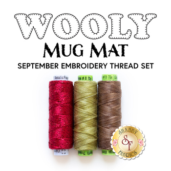  Wooly Mug Mat Series - September - 3pc Embroidery Thread Set, Image