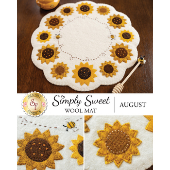  Simply Sweet Mats - August - Wool Kit, Image