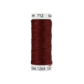 Sulky 12wt Cotton Petites Thread #1264 Cognac - 50yd, Image