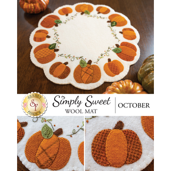  Simply Sweet Mats - October - Wool Kit, Image