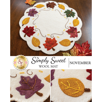  Simply Sweet Mats - November - Wool Kit, Image