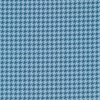 Kimberbell Basics 8206-BB Blue Tonal Houndstooth by Kim Christopherson for Maywood Studio, Image