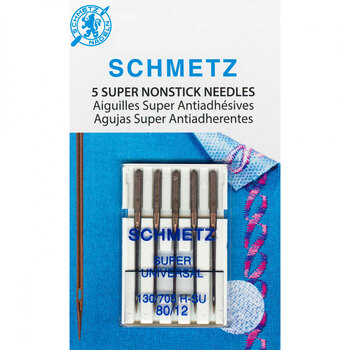 Schmetz Super Nonstick Needles - Size 80/12 - 5ct