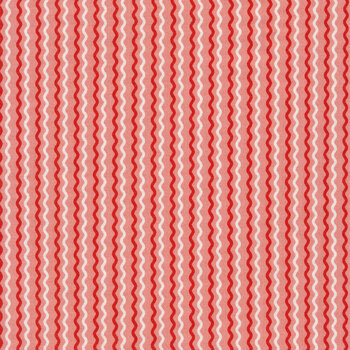 Kimberbell Basics 8255-P Pink Wavy Stripe by Kim Christopherson for Maywood Studio, Image