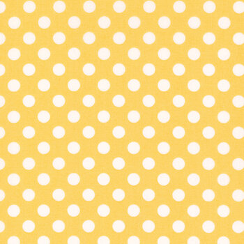 Kimberbell Basics Refreshed MAS8216-S Yellow Dots by Maywood Studio, Image