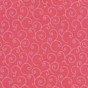 Kimberbell Basics 8243-PP Pink Tonal Scroll by Kim Christopherson for Maywood Studio, Image