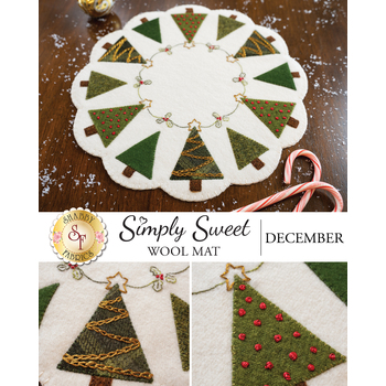  Simply Sweet Mats - December - Wool Kit, Image