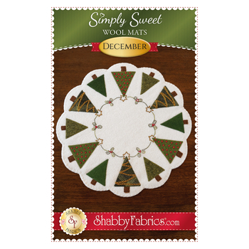 Simply Sweet Mats - December Pattern - PDF Download, Image