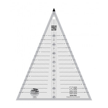 Creative Grids Spider Web Quilt Ruler - #CGRKA6, Image