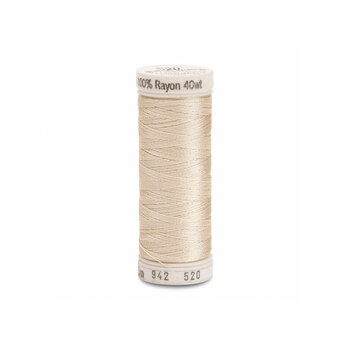 Sulky 40wt Rayon Thread #0520 Bone - 250yd, Image