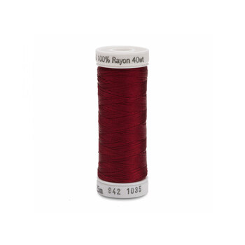 Sulky 40wt Rayon Thread #1035 Dk. Burgundy - 250yd, Image