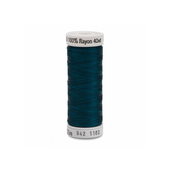 Sulky 40wt Rayon Thread #1162 Deep Teal - 250yd