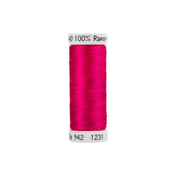 Sulky 40 wt Rayon Thread #1231 Med. Rose - 250 yds, Image