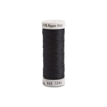 Sulky 40wt Rayon Thread #1234 Almost Black - 250yd, Image