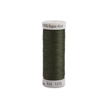 Sulky 40wt Rayon Thread #1272 Hedge Green - 250yd, Image