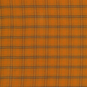 Pumpkin Patch Plaids 5350-O Burnt Orange by Renee Nanneman for Andover Fabrics, Image