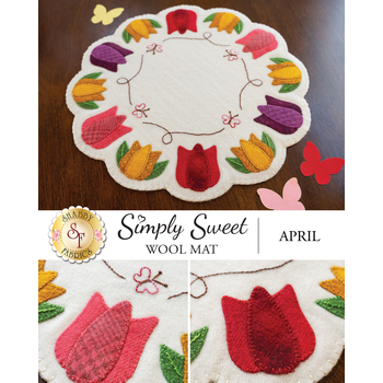  Simply Sweet Mats - April - Wool Kit, Image