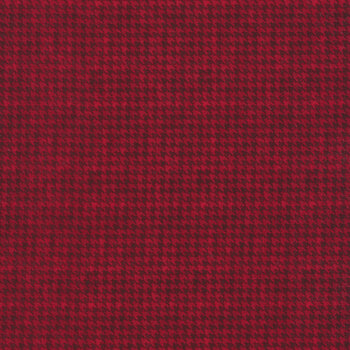 Houndstooth Basics 8624-88 Red by Henry Glass Fabrics, Image