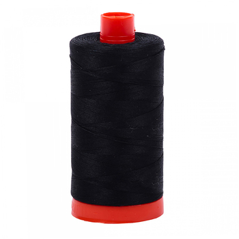 Aurifil Cotton Thread A1050-2692 Black - 1422yd, Image