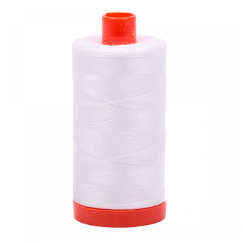 Aurifil Cotton Thread A1050-2021 Natural White - 1422yd, Image