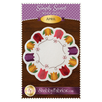 Simply Sweet Mats - April Pattern - PDF Download, Image