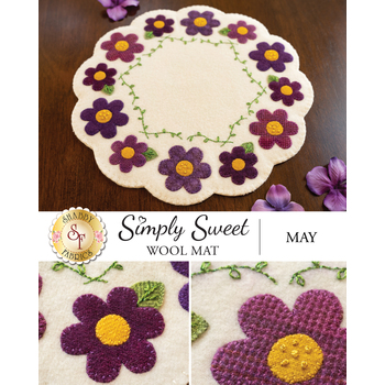  Simply Sweet Mats - May - Wool Kit, Image