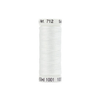 Sulky 12wt Cotton Petites Thread #1001 Bright White - 50yd, Image