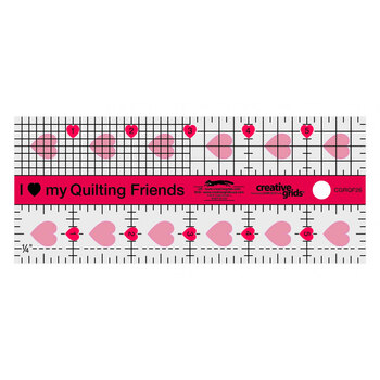 Creative Grids I Love My Quilting Friends Ruler - 2-1/2