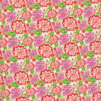 Petit Jardin 2JHR-1 Garden Red by In The Beginning Fabrics, Image