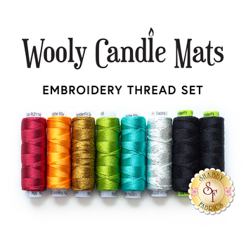  Wooly Candle Mat Series - 8pc Embroidery Thread Set, Image