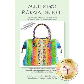 Big Katahdin Tote Pattern - With Metal Stays, Image