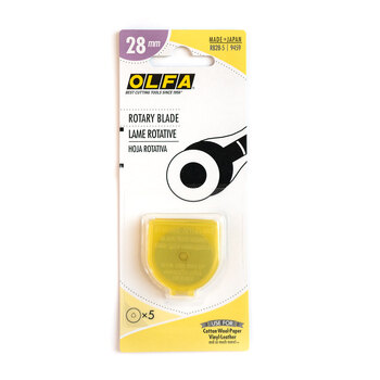 Olfa 28mm Rotary Replacement Blades - 5ct, Image