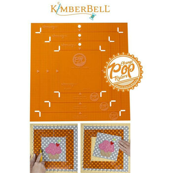 Kimberbell Orange Pop Ruler - Square Set, Image