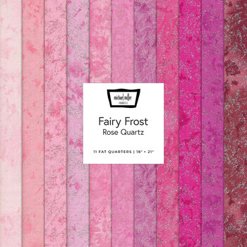 Fairy Frost  11 FQ Set - Rose Quartz Set by Michael Miller Fabrics, Image