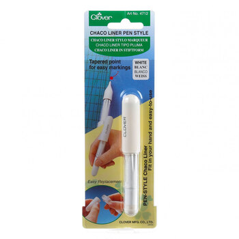 Clover Chaco Liner Pen Style - White