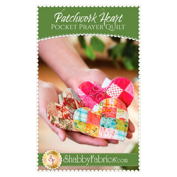 Patchwork Heart Pocket Prayer Quilt - PATTERN ONLY, Image