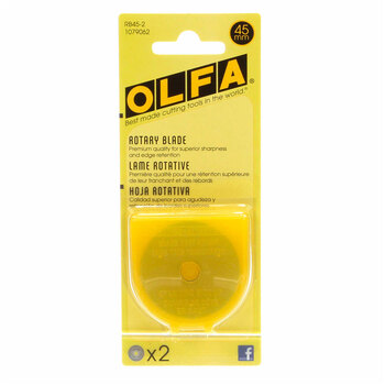 Olfa 45mm Rotary Blades - 2ct, Image