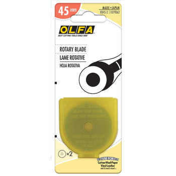 Olfa 45mm Rotary Blades - 2ct, Image